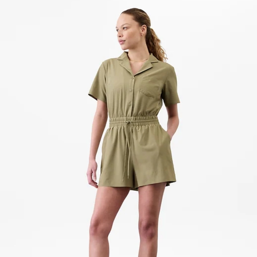 Athleta Avenue Romper Nwt New With Tags Sz L